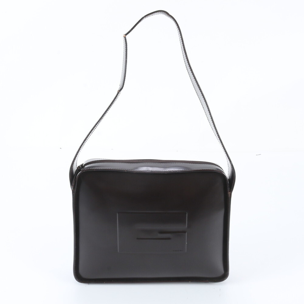 Gucci Tom Ford Era 001 3032 G Logo Leather Shoulder Bag Handbag Brown Women's